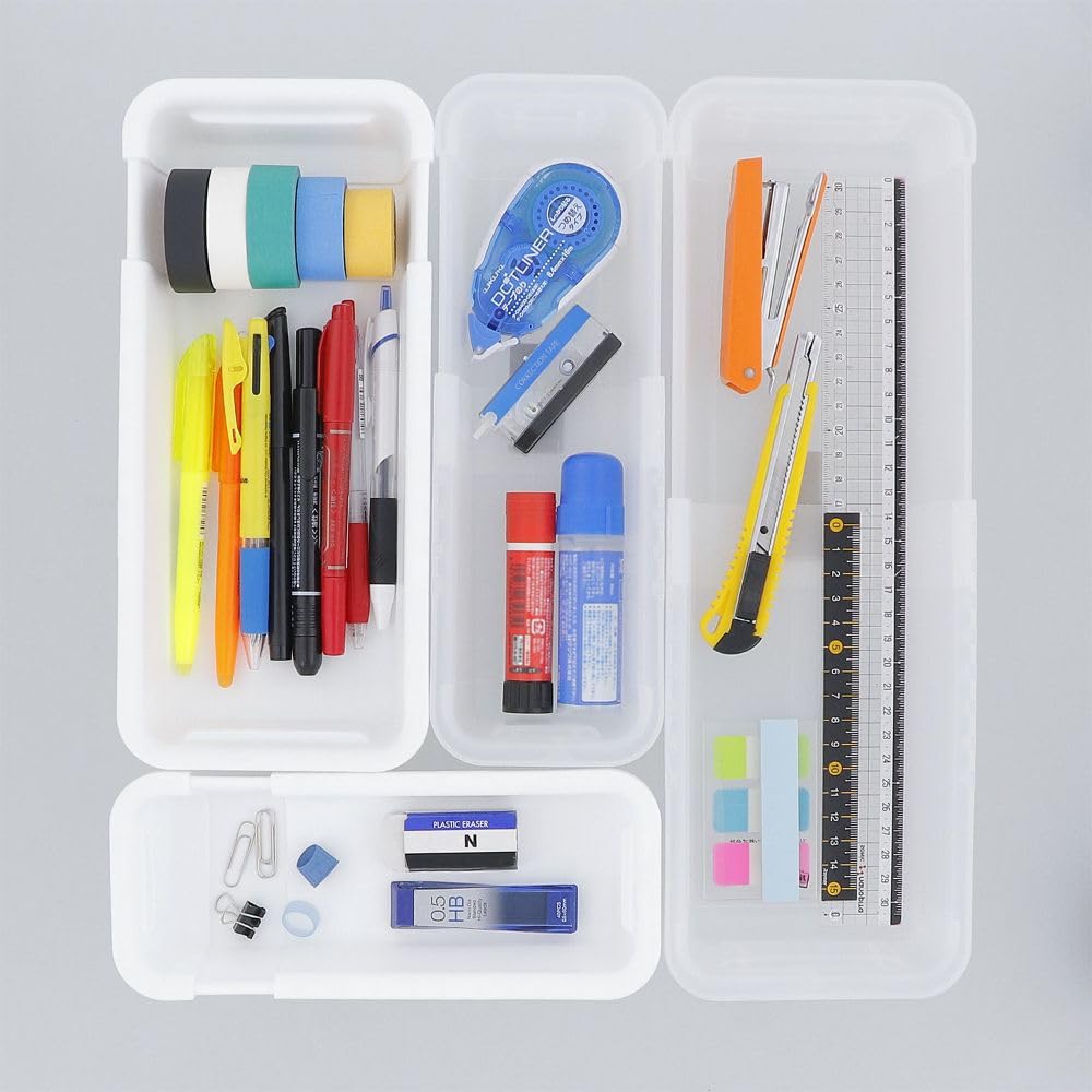 Liberty Corporation Cutlery Made In Organizing Tray Case, Expandable, Slim, Large, White, Japan, LD-496 Anywhere!