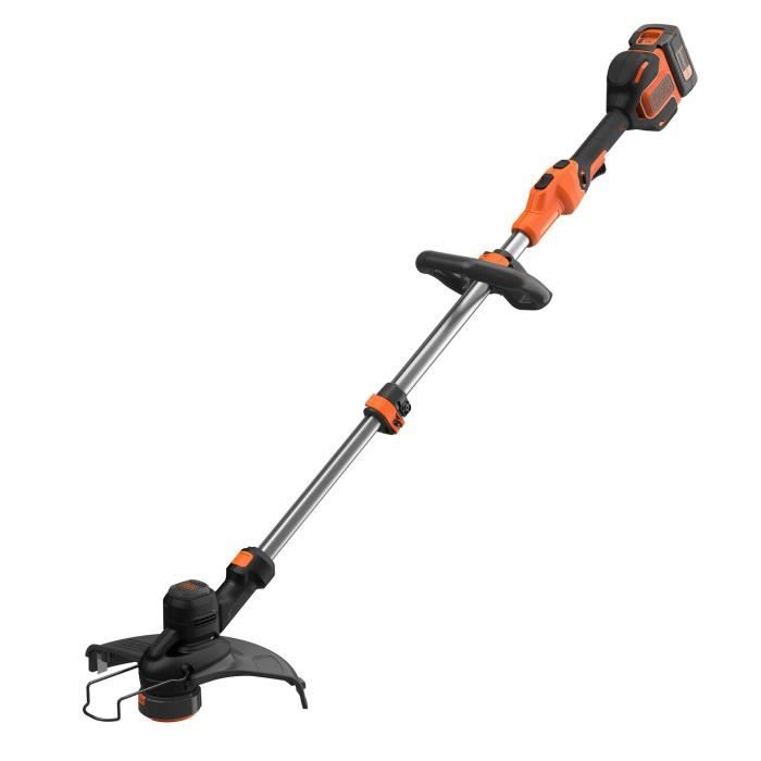 Coupe-bordure Électrique BLACK+DECKER - BCSTE636L1-QW - 36V - 33cm - Avec Batterie 36V - Tête Pivotante - Tube Télescopique