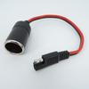 14AWG 30CM 20A 12V 24V Car Female Lighter Socket To SAE 2 Pin Quick Release Disconnect Connector Plug  Extension Cable