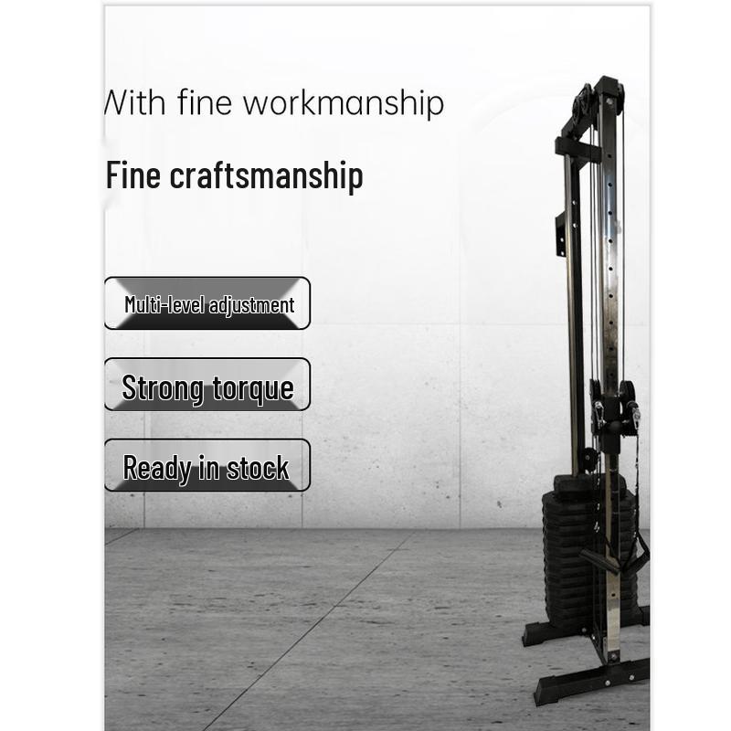 Wall-Mounted Multi-Functional Cable Crossover Gym