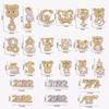 Chinese New Year 3D Nail Art Accessories Jewelry Decorations DIY Tiger Lucky Money Bag Crystal Red Gemstone Rhinestone Beads