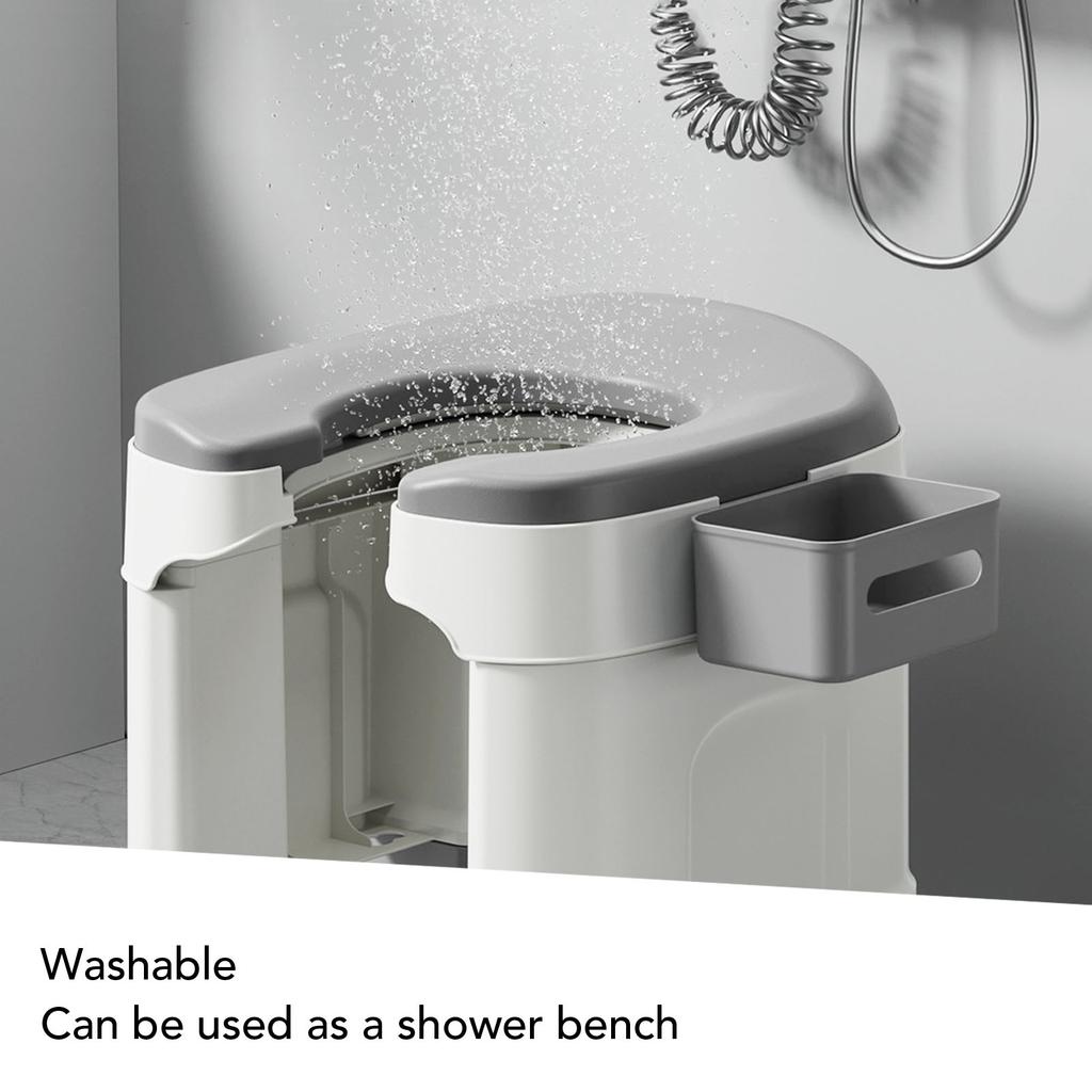 Приставной стул для туалета на корточках, комнатный туалетный табурет, прикроватный туалет, комнатный мобильный туалет, стул для ванной для пожилых, беременных, дома, спальни