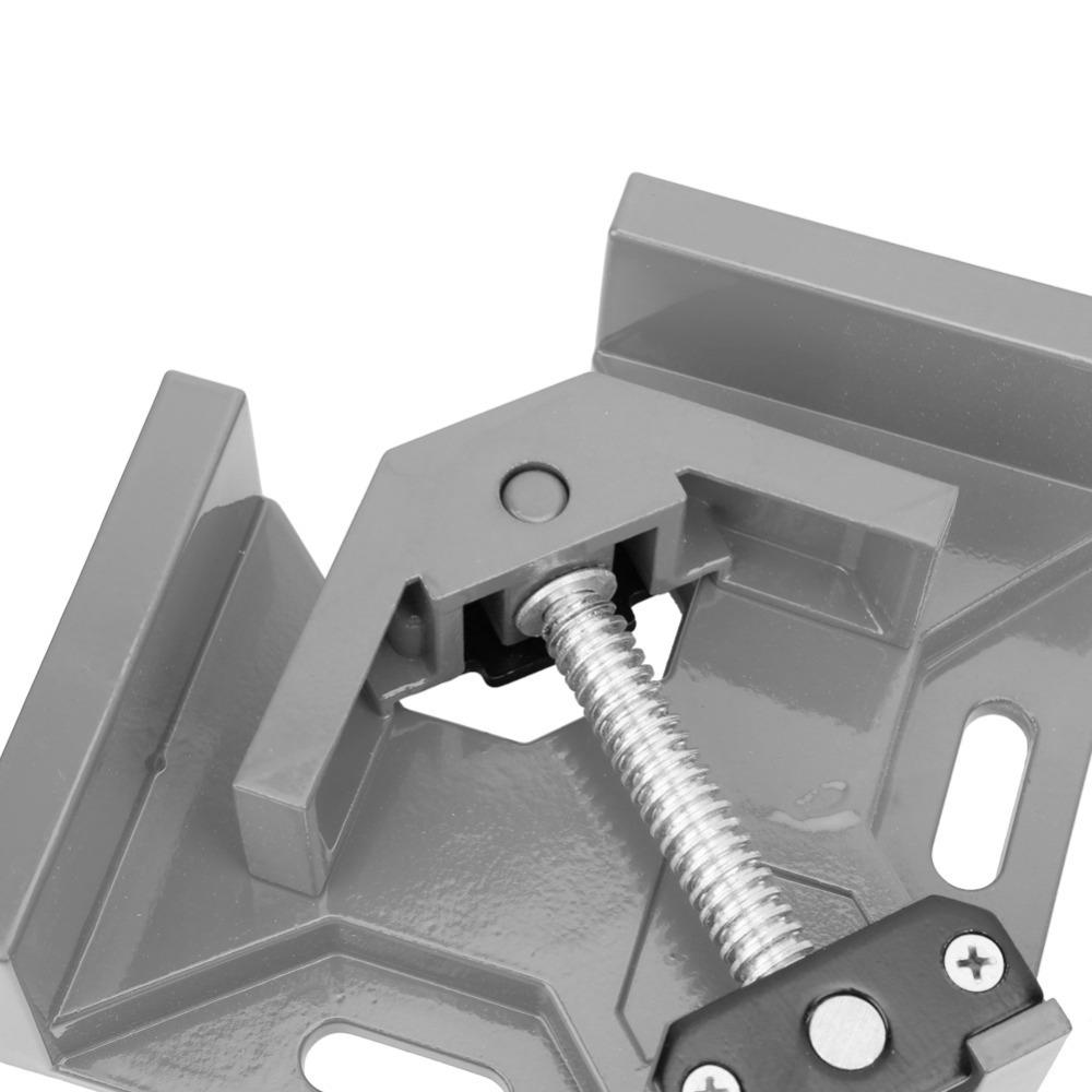 Adjustable Clamping Plates Corner Clamp Aluminum Alloy T Handle Vise Grip For Carpentry
