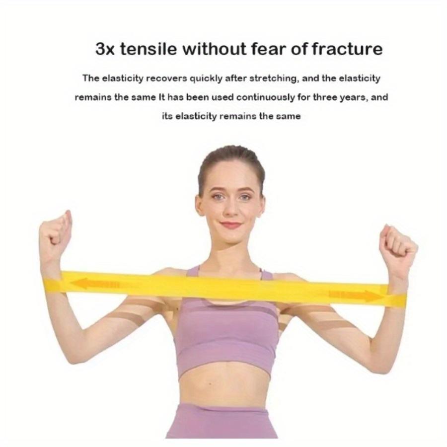 5 шт./компл., натяжной пояс для йоги, эластичный пояс для фитнеса, пояс для сопротивления, вспомогательное растягивающее кольцо для приседаний и бедер, пояс для упражнений на растяжку