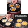 Stainless Steel Heartshaped Egg Cooker With 3in1 Steaming Insert For Home Breakfast Preparation