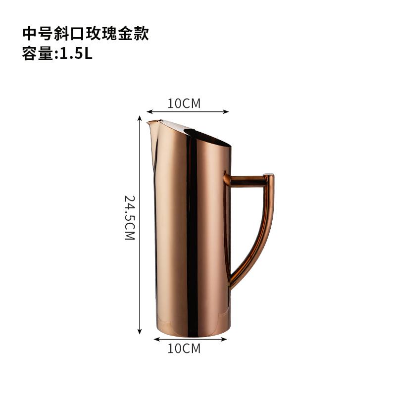 Кувшины из нержавеющей стали для кухни, бутылка для сока и супа в ресторане, емкость для замораживания воды, чайник для вина, разделитель для красного вина