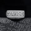 Серебро S925, европейское и американское модное женское кольцо с микропавеем, популярные украшения