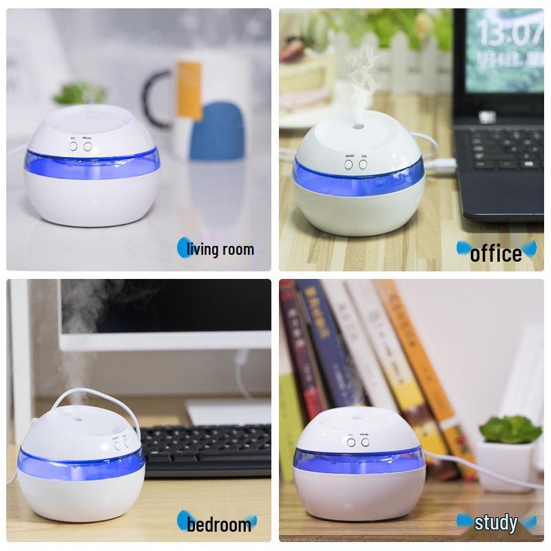 Мини Бесшумный USB Увлажнитель и Диффузор для Эфирных Масел для Дома, Офиса, Общежития - Компактный Очиститель Воздуха
