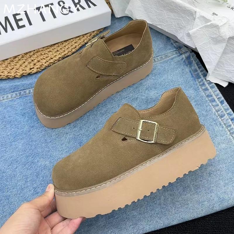 Замшевые женские туфли на плоской подошве, повседневные ботильоны на платформе, женские модные кроссовки 2024 года, зимние удобные кроссовки для бега, новые женские туфли Zapatillas