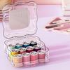 Portable Mini Sewing Box Set Partitioned Magnetic Needle Thread Box Hand Sewing Tool Kit  Family
