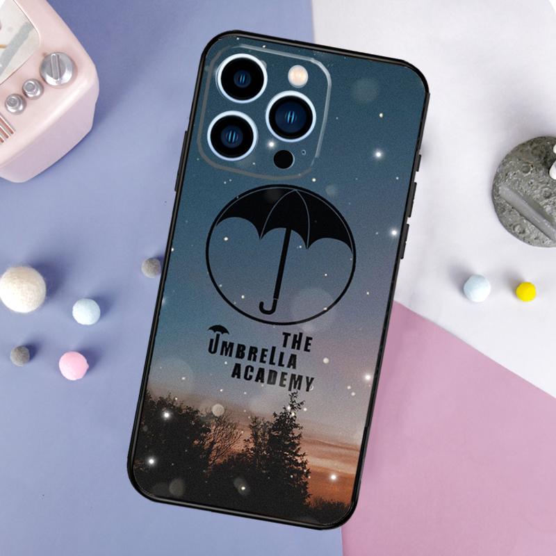 Umbrella Academy Logo Phone Case For iPhone 17 Pro Max 16 15 13 12 11 14 Pro Max Plus Mini 16e 17 Air Back Cover