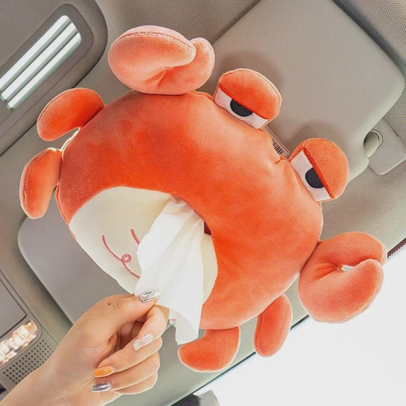 Мультяшная коробка с салфетками для женщин-водителей - Автомобильные аксессуары и домашний декор