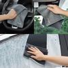 NTHX6 1Pcs Suede Car Wash Towel Microfiber Cleaning Rag Cloth For Skoda Octavia RAPID Superb Fabia Kodiaq Kamiq Karoq Auto Accessories