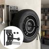 Easy Installation Wall Mount Spare Tire Bracket Heavy Duty Spare Tire Holder  For House Garage