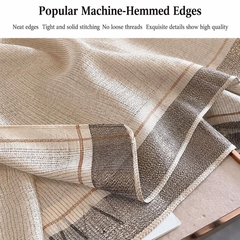 Breathable Wrap Shawl Large Size Soft Silky Scarf Vintage Imitation Silk Scarf  Daily Outfit