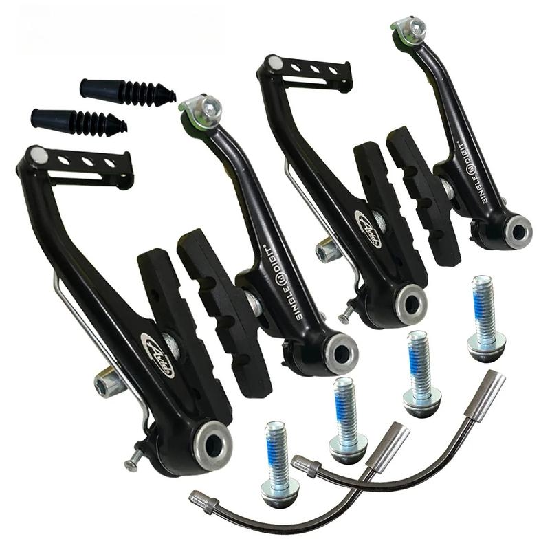 SD3 Bicycle V Brake Caliper Aluminum Alloy Road Bike Brakes 10.5cm Linear Pull V Brakes for MTB BMX Folding Road Bike