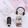 Metal CDs Personality Music Enthusiast Badge Cartoon Brooch Baking Paint Pin Backpack Decoration