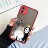 Чехол для телефона с японским аниме и забавным Тоторо для iPhone 11 12 13 14 Pro Max XR X 8 7 Plus Pro XS Mini Skin Feeling Cases Silicone Cover