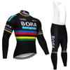 Unisex Lightweight Long Sleeve Cycling Jersey Road Mountain Biking Breathable Quick Dry