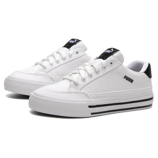 Puma Court Classic Vulc Белый Черный - 395020-02 Мужская обувь