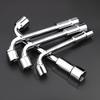 L Shaped Angled Hex Socket Wrench Steel Double Ended Elbow Tubular Socket Spanner for Mechanic Repair Tool 6/8/10/12mm