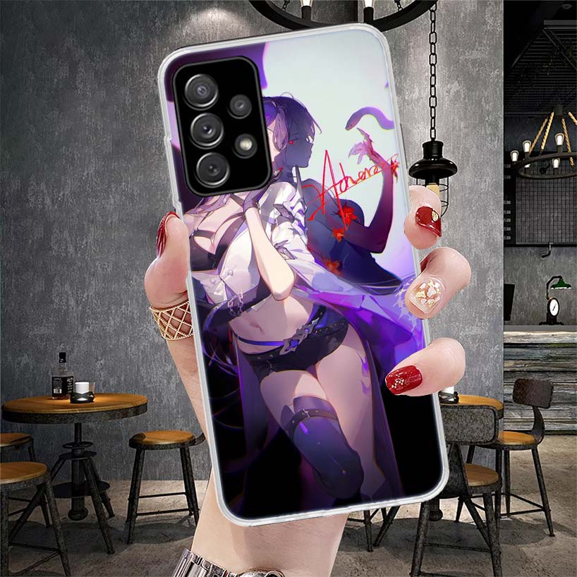 Чехол для телефона Honkai Star Rail Acheron для Samsung Galaxy A71 A51 A41 A31 A21S A11 A70 A50 A40 A30 A20E A10S A20S A6 A7 A8 A9 + Sof