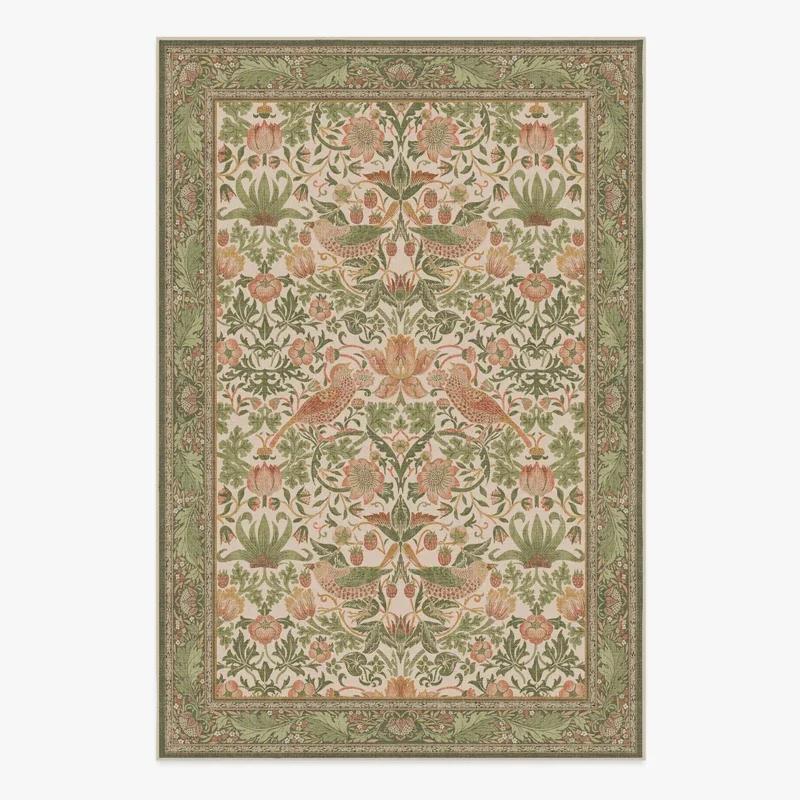 Ковер в гостиную большого размера, прикроватный коврик для спальни, машинная стирка, ковры с изображением джунглей, лося, животных, в стиле ретро, ковер для домашнего декора