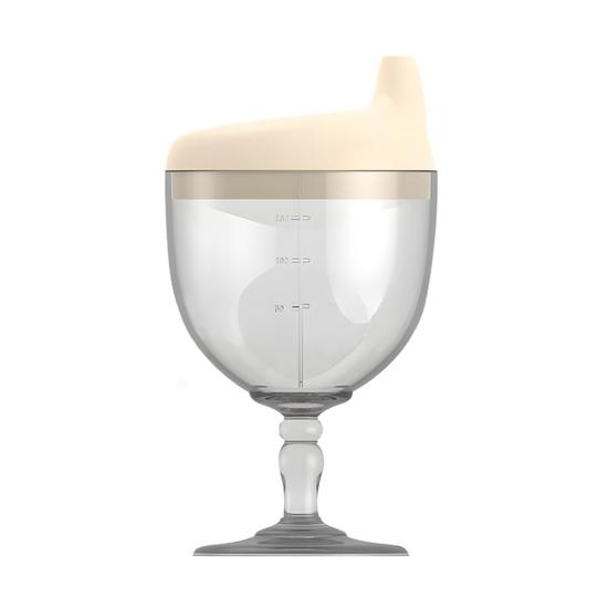 150 мл Детская винная кружка с удобной ручкой, силиконовым чехлом, бокалом для вина, кружкой для напитков, непроливающейся, обучающей кружкой с воздуховыпускным отверстием, пластиковой крышкой