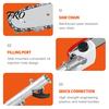 Gas Powered Chainsaw Pole Saw, 26CC Extendable Reach to 9.8FT, 2 Saw Cycle Powerful for Outdoor Tree Trimming Power