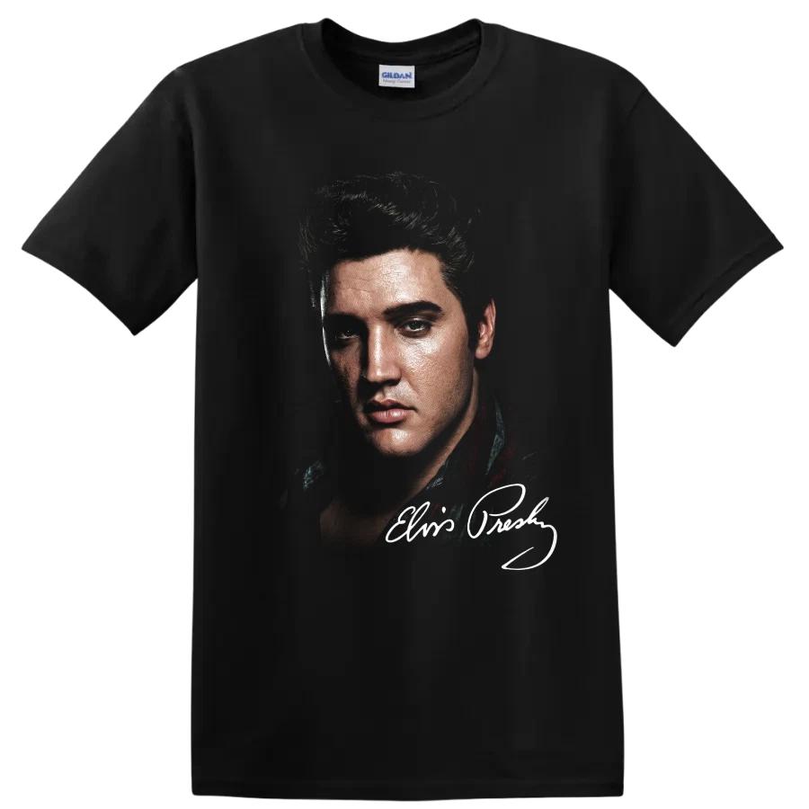 Elvis Presley Rock And Roll Portrait T Shirt Music Legend Vintage Graphic Tee
