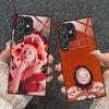 Стеклянный чехол для мобильного телефона Aurora Aksnes для Samsung Galaxy S26 S25 S24 S23 S22 S21 S20 Note20 Plus FE Ultra Разноцветный чехол