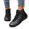 Женские ботильоны на плоской подошве, дизайнерские повседневные кроссовки для бега, зимние кроссовки на шнуровке 2024 года, новый тренд бренда, удобные женские кроссовки для ходьбы