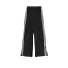 Straight Casual Pants for Women Early Spring Bows Loose Drape Sweatpants Black Floor Wide-leg Pants