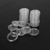 Collections Coin Holders Transparent 100pcs 22mm Round Plastic Capsules