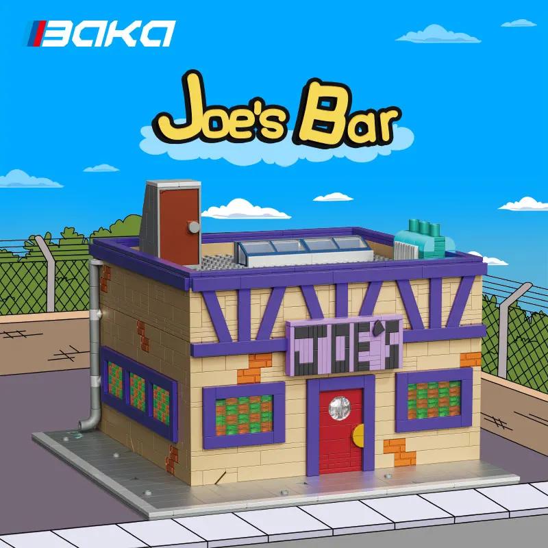 1748PCS Old Joe Bar Building Blocks Retro Bar dance Floor MOC Model Bricks Desktop Decoration Dit Toys For Kids Holiday Gifts