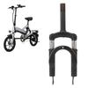 Front Fork Hydraulic Shock Absorber Aluminium Alloy Suspension Forks for Electric Scooter Motorcycle Electric Bicycle with 12 Inch Wheels