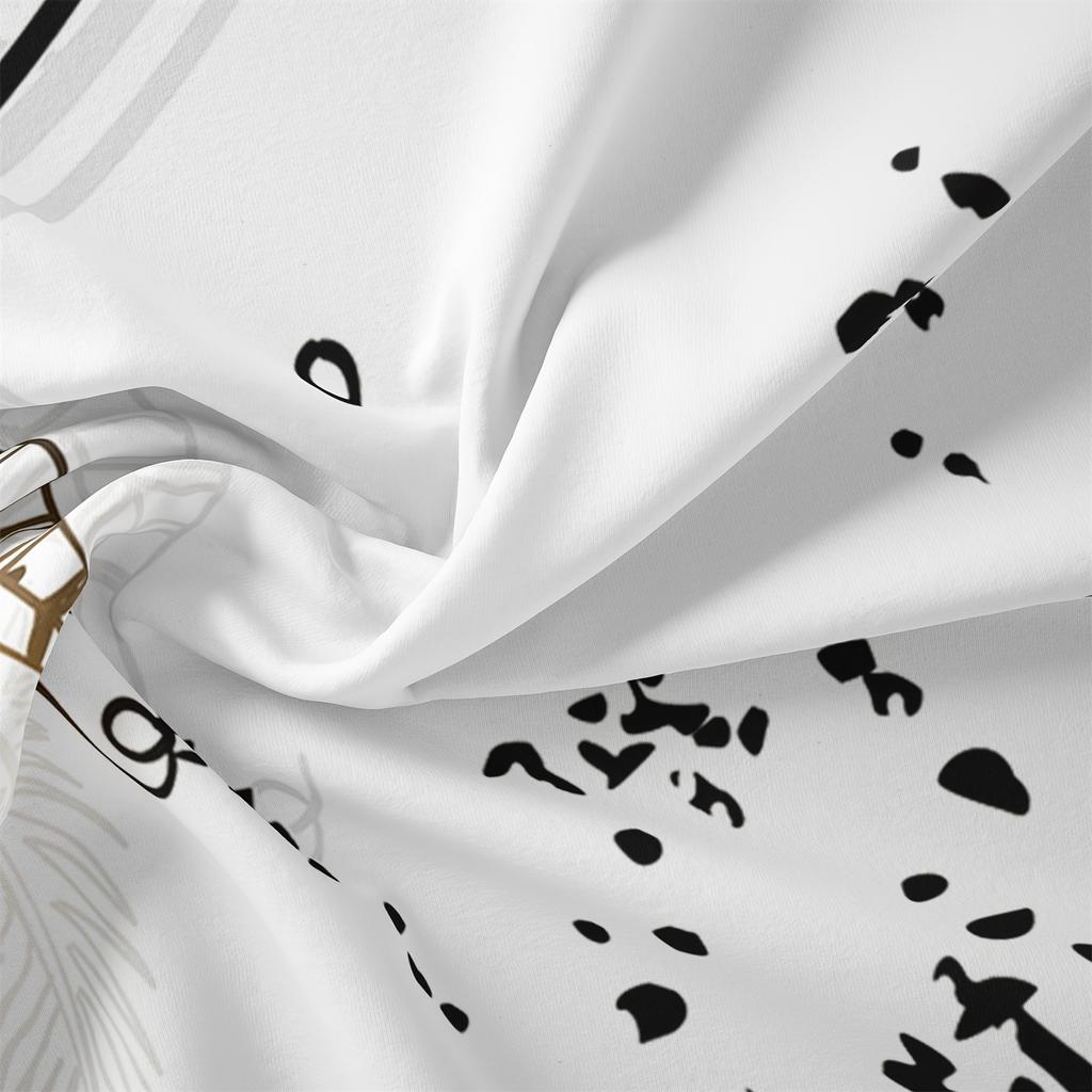 2/3Pcs Digital Print Quilt Cover Set 1*Quilt Cover +1/2 Pillowcase Magical Gifts For Kids Adults Bedroom Decoration For New