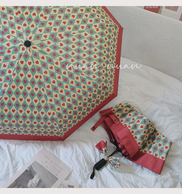 Премиальный автоматический ретро-зонт от солнца и дождя - высококачественная защита от ультрафиолета для женщин