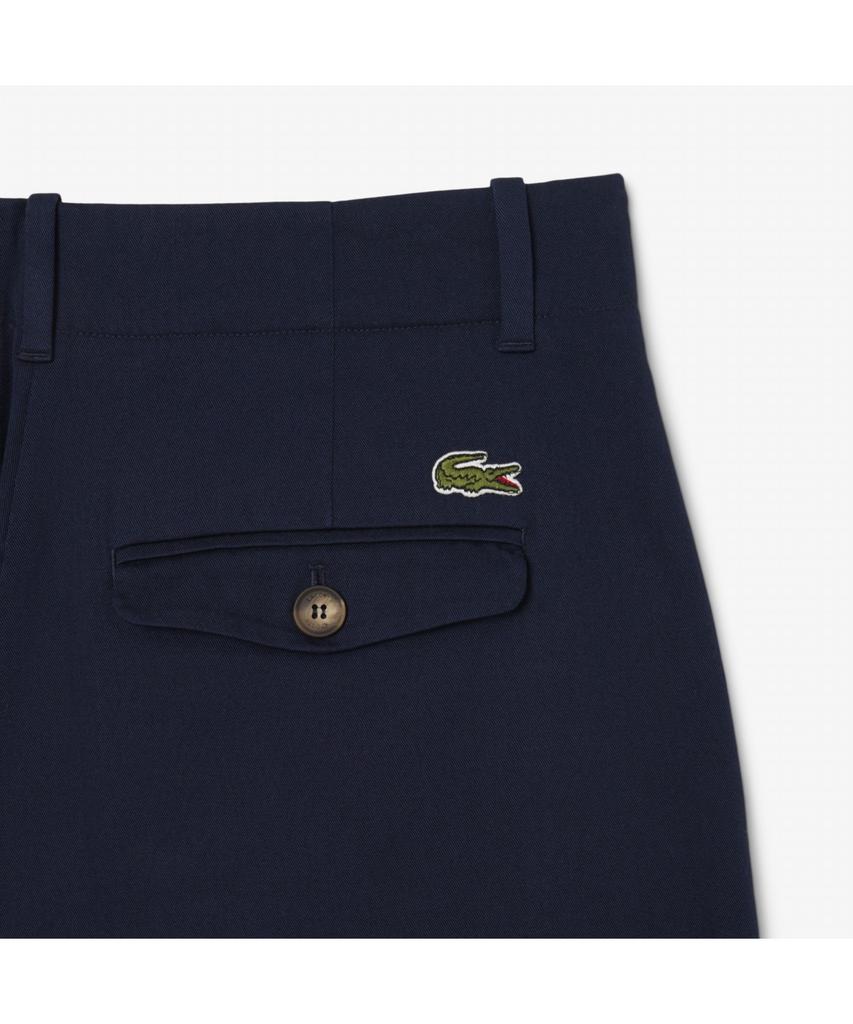 LACOSTE Женские Широкие Хлопковые Брюки Чинос со Стрелками Hf2445-55N 166