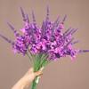 Realistic Artificial Lavender Flowers Handmade Flower Arrangement  Outdoor Garden Decor