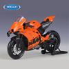 Welly 1/18 KTM RC 8C Металлическая модель уличного спортивного мотоцикла Литье под давлением Металлический модельный мотоцикл для шоссейных гонок Симуляция Детские подарки