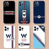 Прозрачный чехол M-Martini Racing с горизонтальными полосками для iPhone 17 Air 16 Pro Max 15 14 13 12 11Plus Ударопрочный чехол