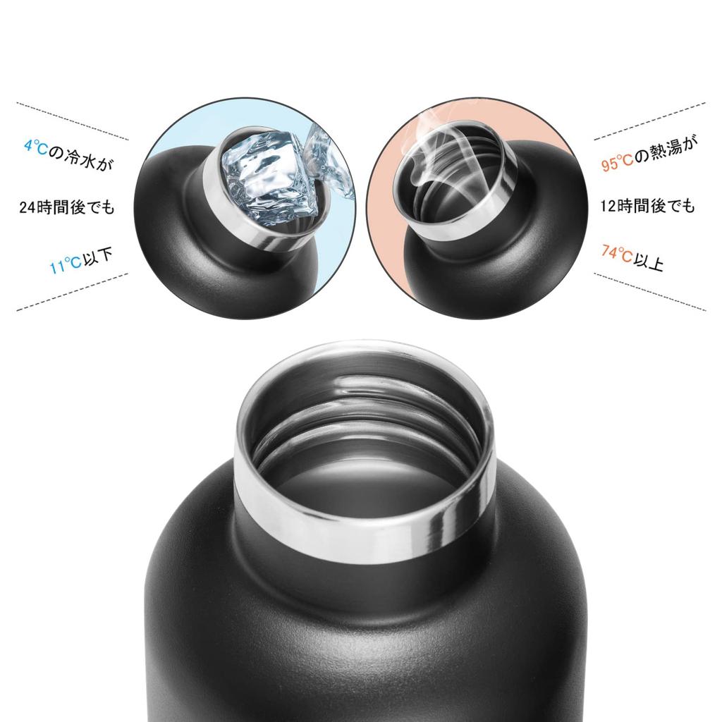 FEIJIAN Вода Вакуум Термо Спорт Прямой Нержавеющая Сталь Подходит для Спорта Широкая Крышка для Бутылки с Водой Для Черной Бутылки, 750 мл, Изолированный, Изоляция,