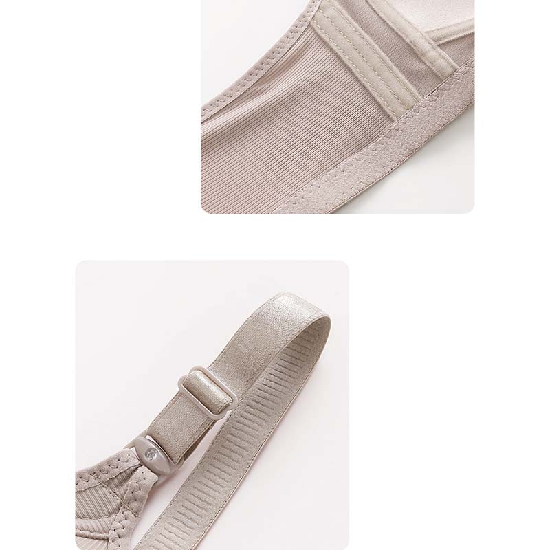 Бюстгальтер с полной чашкой из губки, застегивающийся спереди, жилетный, тонкий, с фиксированной чашкой, дышащий, без стальных косточек, нижнее белье больших размеров