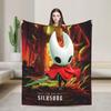 Hollow Knight Silksong Blanket  Fuzzy Funny Warm Throw Blankets for Bedding Lounge Decoration