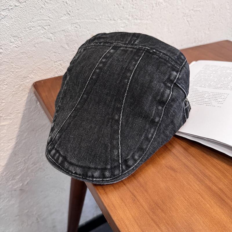 Хлопковый берет в стиле олдскул шик для женщин с козырьком и воздухопроницаемостью, идеально подходящий для повседневной носки