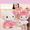 Очаровательная большая плюшевая игрушка Китти, мягкая кукла для обнимания, идеально подходит для сна и в качестве подарка