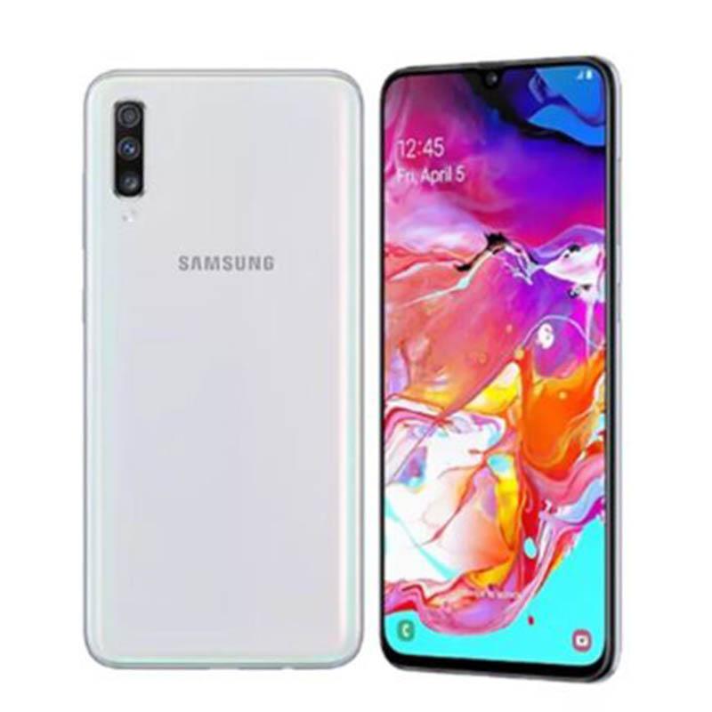 Восстановленный Samsung Galaxy A70 A705F Android 32 МП 128 ГБ 6 ГБ ОЗУ Мобильный телефон с 2 SIM