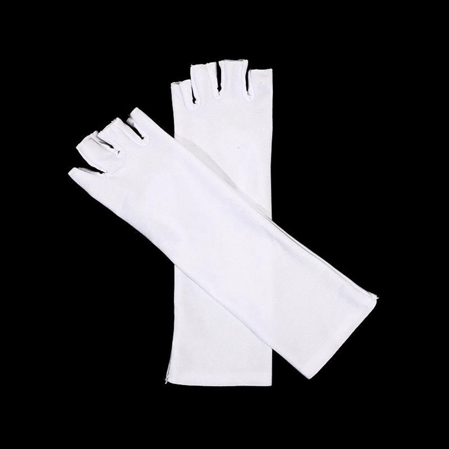 1 пара, женские и мужские летние перчатки с защитой от ультрафиолета и полупальцами, дышащие эластичные перчатки для пеших прогулок, вождения, езды на велосипеде