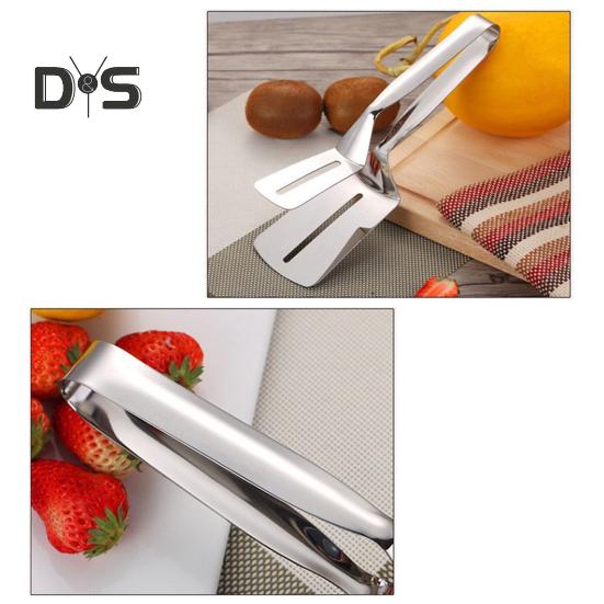 Двусторонний зажим для лопатки, щипцы для гриля, зажим для гриля, щипцы для приготовления пищи на гриле, нержавеющая сталь, многоцелевые кухонные щипцы для дома и улицы